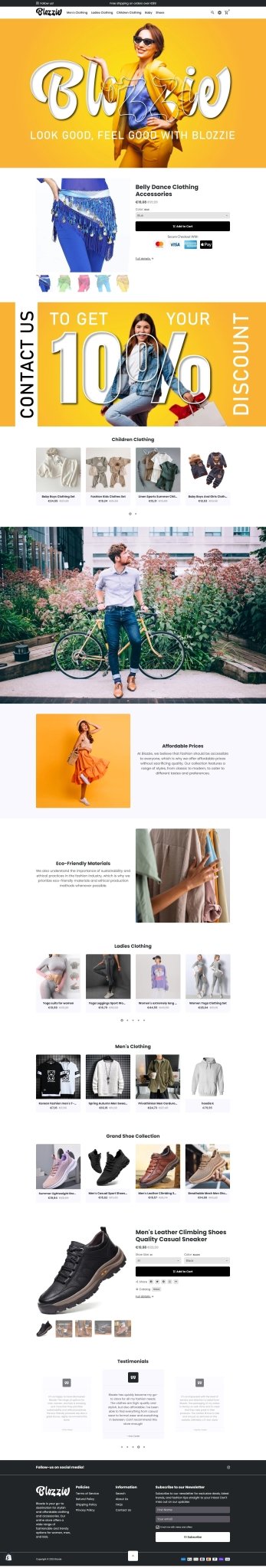 White - Label Shopify E - Commerce Store Design (Shopify) - AZ Whitelabel