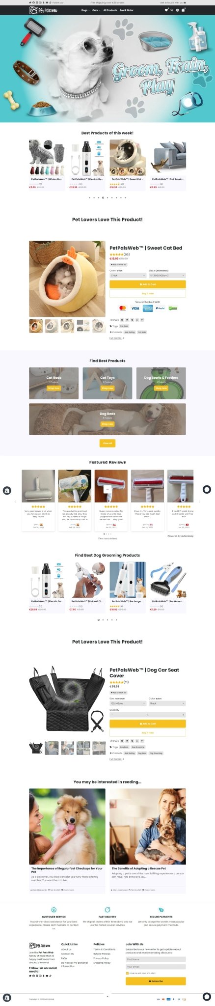 White - Label Shopify E - Commerce Store Design (Shopify) - AZ Whitelabel