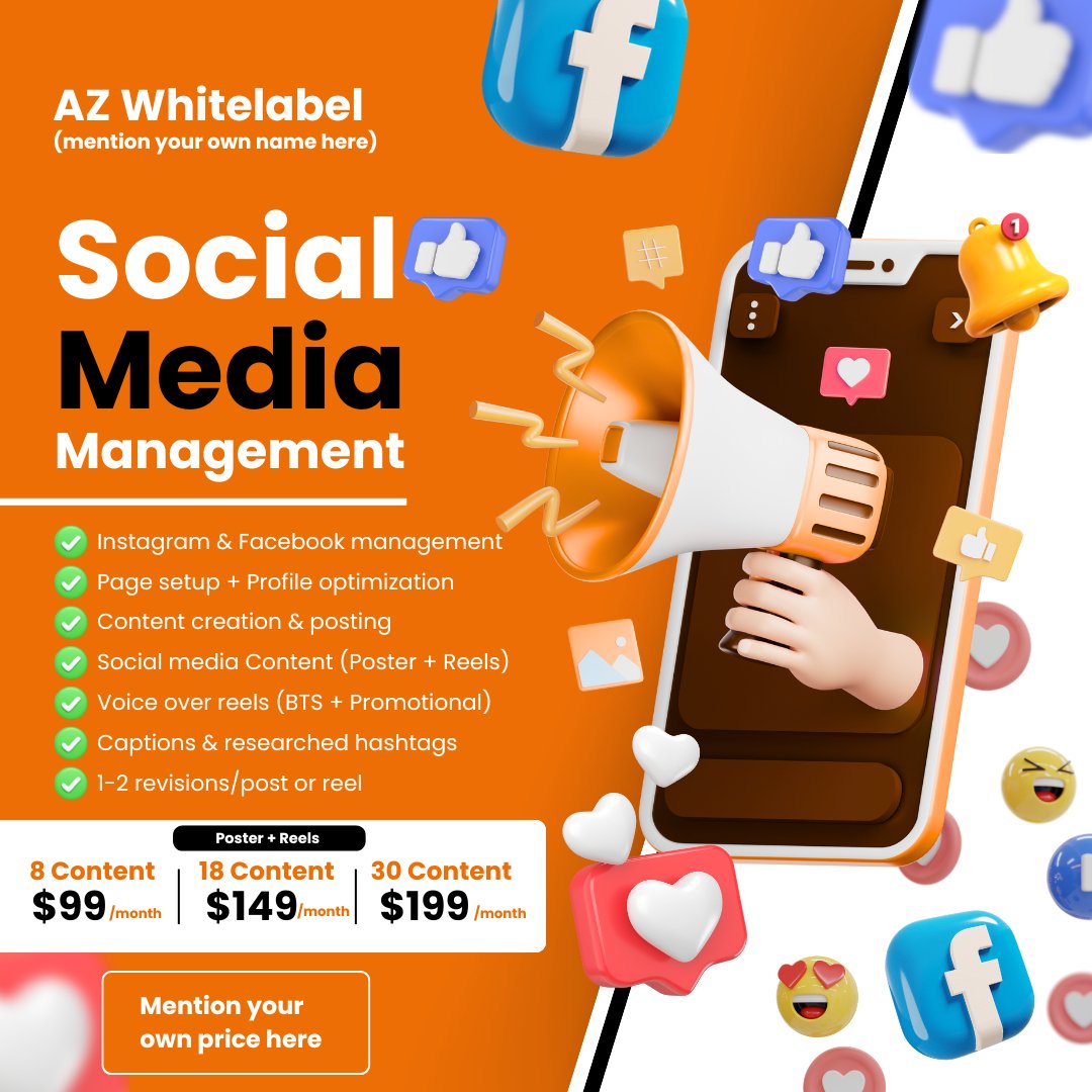 White label social media management - AZ Whitelabel